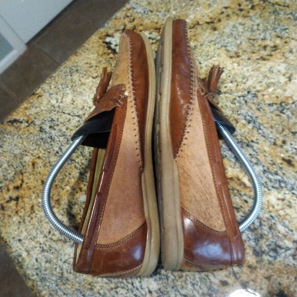 Bally Riva Slip On Tassel Loafers Brow Leather Dress Shoes Men\'s Size 11 M main image 5